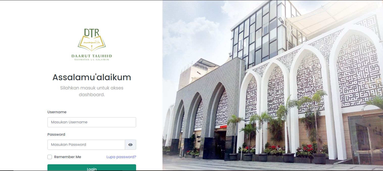 Sistem Data Pegawai - Daarut Tauhid